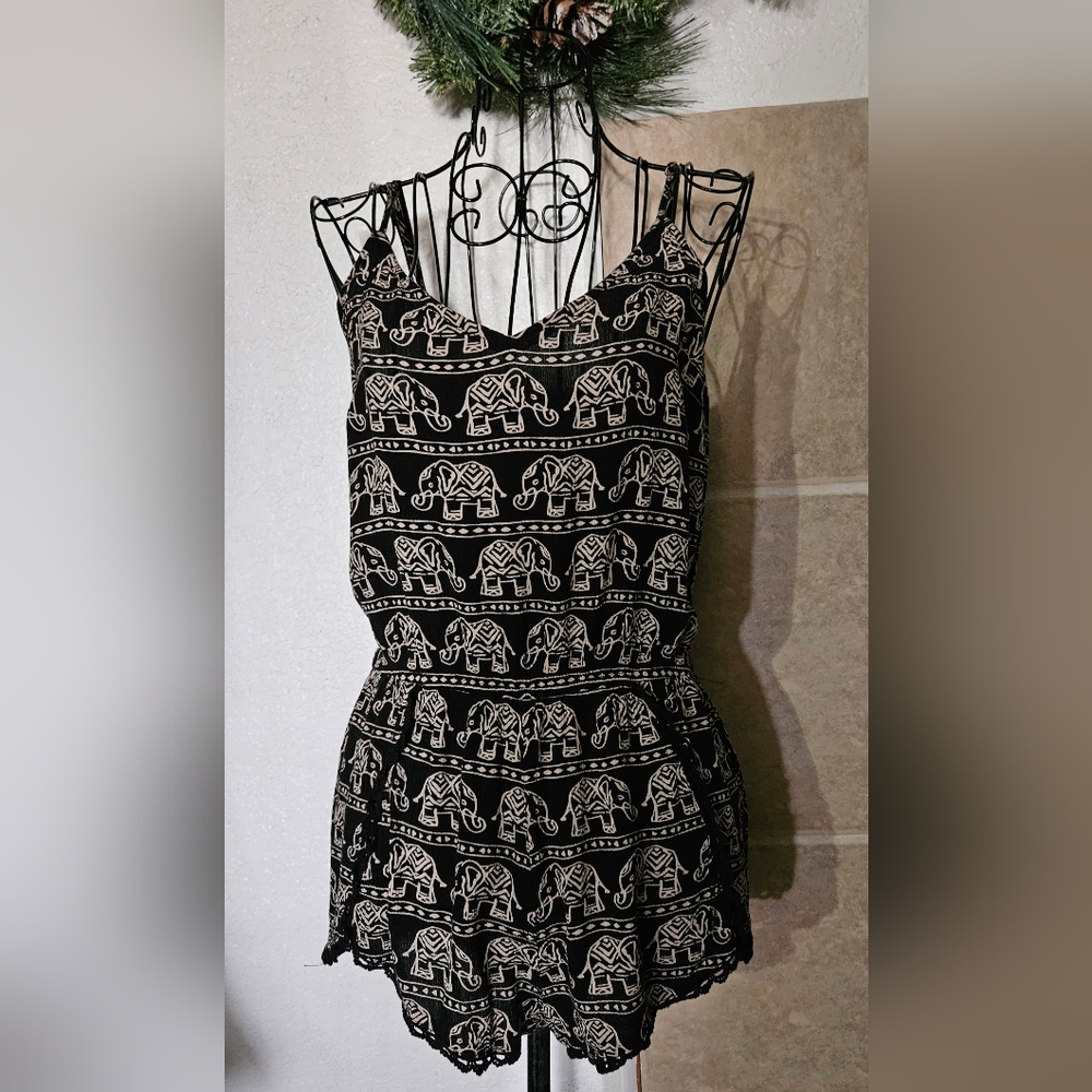 Forever 21 Elephant Romper